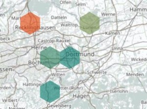Feinstaub-Karte Lünen 20-2-17-15 Uhr 30